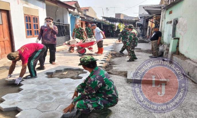 Hari Ini Sasaran TMMD Sengkuyung Tahap III TA 2026 Pavingisasi Jalan Sepanjang 97 Meter, Lebar 4,5 Meter Mulai di Garap