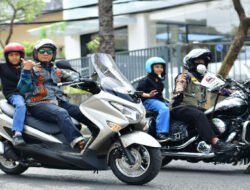 “Anak Motor Bersatu Support Gerakan Lintang Nusa, Merdeka Berkendara, Merdeka Berbagi”