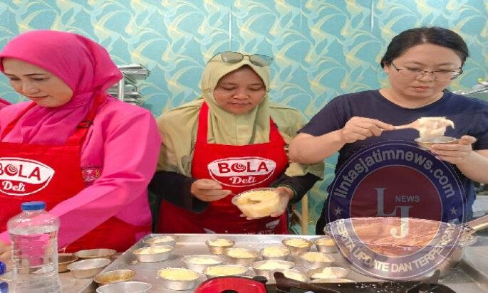 KPGEN PWDPI bersama Ika Boga dan Baking Club Loyang Mas Lampung Gelar Latbar Bola Deli dan Aneka Kue bahan Gluten Free