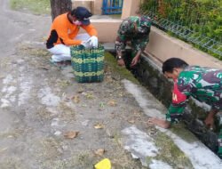 Wujudkan Lingkungan Sehat, Babinsa Keprabon Gandeng Tim Saberling & Warga Kerja Bakti di Kampung Kusumodiningratan