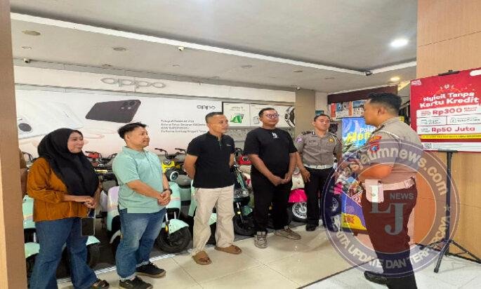 Polres Mojokerto Imbau Masyarakat Tidak Gunakan Sepeda Listrik di Jalan Raya