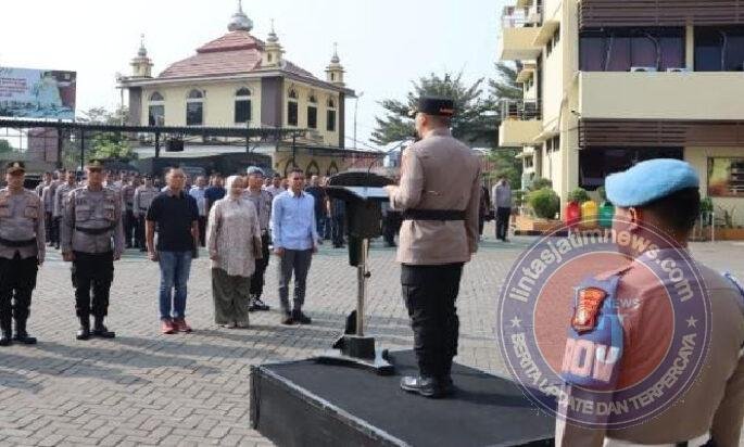 Kapolres Priok Tekankan Disiplin, Integritas, dan Komitmen Anti Narkoba Saat Pimpin Apel Pagi Personel