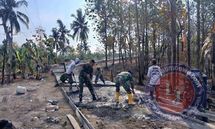 Satgas TMMD Berpacu dengan Waktu, Semangat Gotong Royong Wujudkan Jalan Impian Warga Desa Bercak