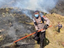 Polres Probolinggo Intensifkan Penanganan Karhutla di Lereng Gunung Bromo