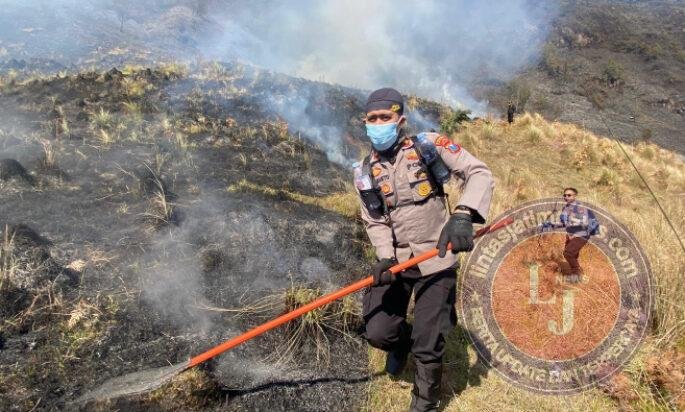 Polres Probolinggo Intensifkan Penanganan Karhutla di Lereng Gunung Bromo
