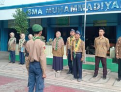 Ketua Kwarwil HW Jatim Buka Latihan Perdana dan Penerimaan Tamu Penghela SMA Muhammadiyah 1 Babat