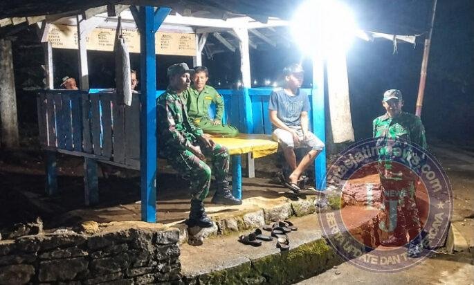 Koramil Giritontro Jaga Keamanan Wilayah Tetap Kondusif