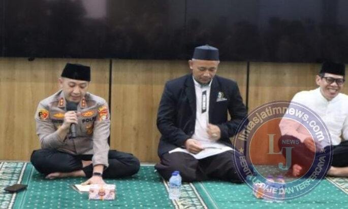 Polres Pelabuhan Tanjung Priok Berbagi Kebahagiaan, Santuni 40 Anak Yatim dan Gelar Doa Bersama
