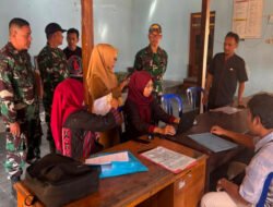 TMMD 129 Bulu Lor Gelar Pelayanan Administrasi Kependudukan