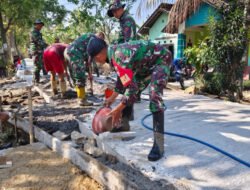 Bukan Sekadar Mengecor, Satgas TMMD Pastikan Jalan Aman hingga ke Pintu Rumah Warga