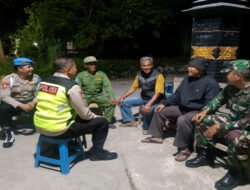 Babinsa Koramil 11/Manyaran Laksanakan Patroli Malam Bersama