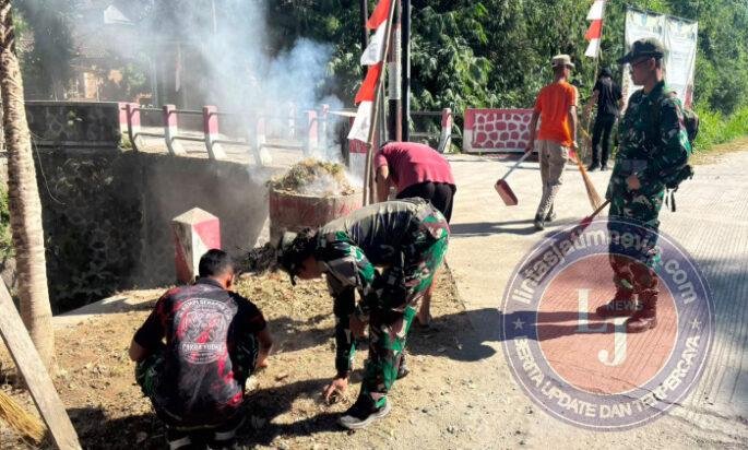 Karya Bakti TMMD 129 Libatkan TNI, Polri dan Masyarakat Bulu Lor