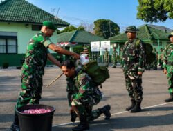 Tradisi Sambut Prajurit Baru, Dandim Boyolali Tekankan Loyalitas dan Profesionalisme
