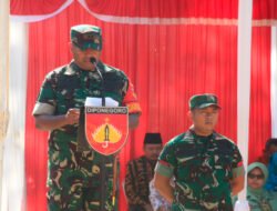 Dandim Wonogiri Bacakan Amanat Panglima Kodam IV/Diponegoro, TMMD Di Desa Brenggolo Resmi Di Tutup