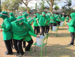 Persit Kodim 0806/Trenggalek Semarakkan HUT RI ke-81 dengan Lomba Seru