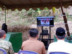 Dandim 0801/Pacitan Ikuti Daring Peresmian 2500 Jembatan Garuda dan Air Bersih 3000 Titik Oleh Presiden RI