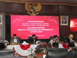 Dandim Trenggalek Hadiri Rapat Paripurna Pidato Kenegaraan Presiden
