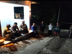 Babinsa Koramil Jatipurno Bersama Bhabinkamtibmas Laksanakan Patroli Malam