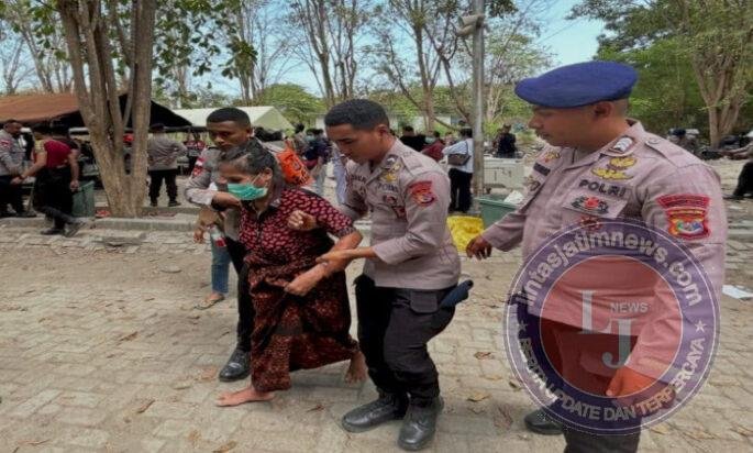 Hadapi Gempa Flores, Polda NTT dan Polres Jajaran Kerahkan 845 Personel ke Wilayah Terdampak
