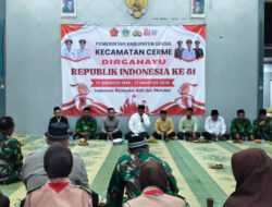 Malam Tasyakuran HUT RI ke-81, Muspika se-Kabupaten Gresik Gelar Doa Bersama
