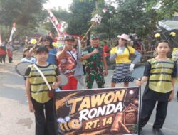 Langkah Sehat Semangat Kemerdekaan, Babinsa Kawal Jalan Santai Warga Kedungmaron