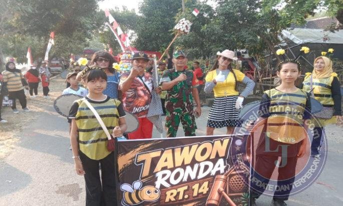 Langkah Sehat Semangat Kemerdekaan, Babinsa Kawal Jalan Santai Warga Kedungmaron