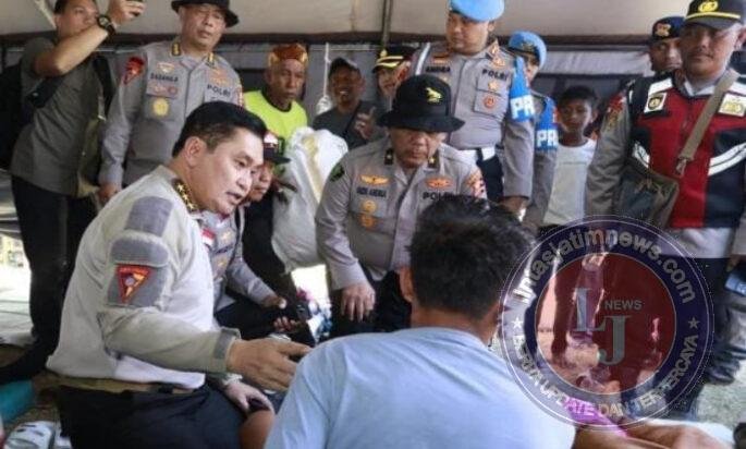 Astamaops Polri Cek Langsung Posko Pengungsi Gempa NTT, Siapkan Dukungan SAR hingga Layanan Medis