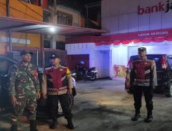 Tingkatkan Keamanan Wilayah, Anggota Koramil Jajaran Kodim 0801/Pacitan Gelar Patroli Rutin