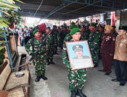 Kasdim 0724/Boyolali Pimpin Upacara Pemakaman Militer, Lepas Prajurit Terbaik dengan Penghormatan Terakhir