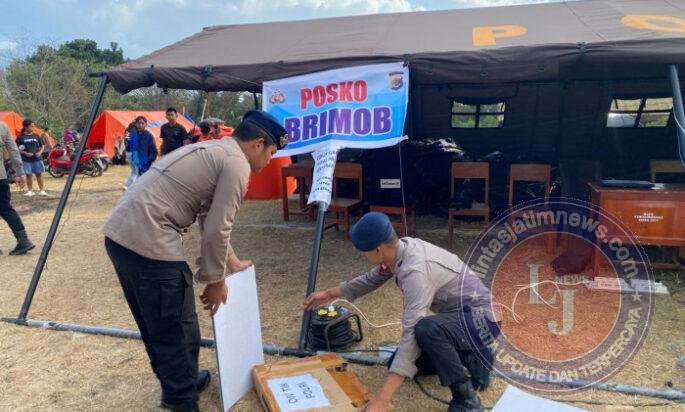 Personel Korbrimob Polri Terus Bergerak, Evakuasi Korban dan Penuhi Kebutuhan Warga Terdampak Gempa