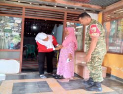 Sehat Sejak Dini, Babinsa Garon Dampingi Warga di Posyandu Kedung Meneng