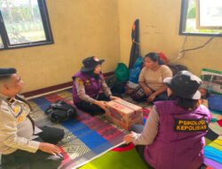 Polri Berikan Konseling dan Trauma Healing bagi Korban Gempa di Manggarai Barat