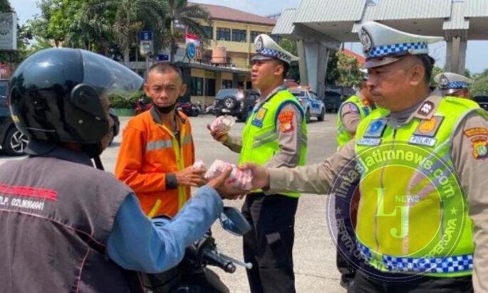 Polres Pelabuhan Tanjung Priok : Wujud Kepedulian Polri kepada Sopir, Ojol, dan Masyarakat Pelabuhan