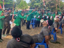 Semarak Kemerdekaan, Keluarga Besar Kodim Madiun Larut dalam Kegembiraan Permainan Tradisional