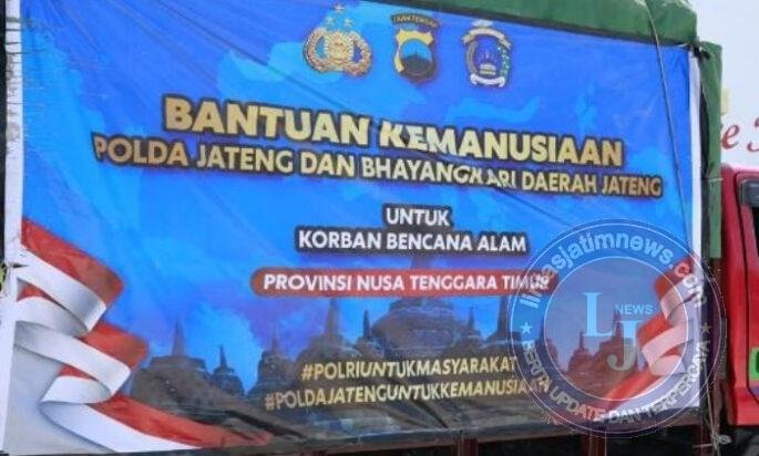 12 Truk Bantuan Polda Jateng Tiba di Labuan Bajo, Siap Disalurkan untuk Warga Terdampak Gempa NTT