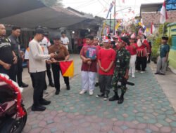 Babinsa Joyotakan Amankan Jalan Sehat Warga yang Dihadiri Wali Kota Surakarta