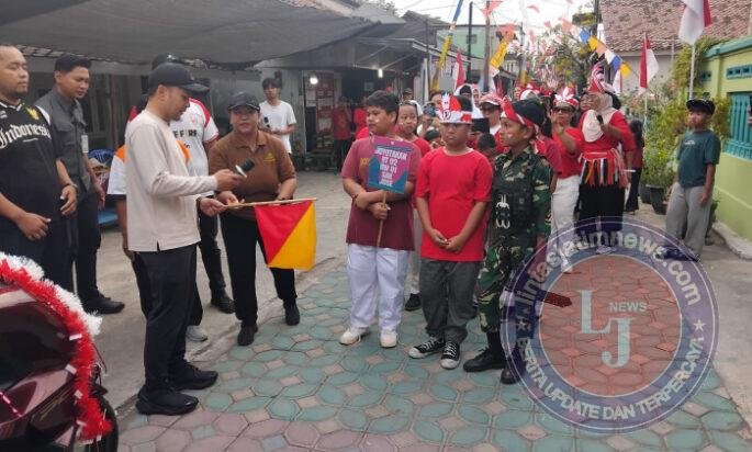 Babinsa Joyotakan Amankan Jalan Sehat Warga yang Dihadiri Wali Kota Surakarta