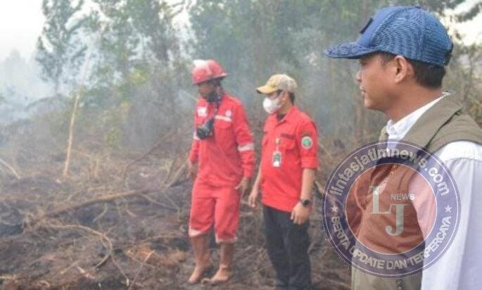 Tinjau Guntung Damar, Menhut Raja Antoni : Pelaku Karhutla Ditindak Tanpa Pandang Bulu