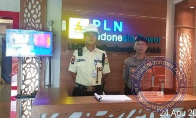 Tingkatkan Keamanan, Unit Pam Obvit Polres Pelabuhan Tanjung Priok Laksanakan Patroli di Area PT PLN Indonesia Power UBP Priok