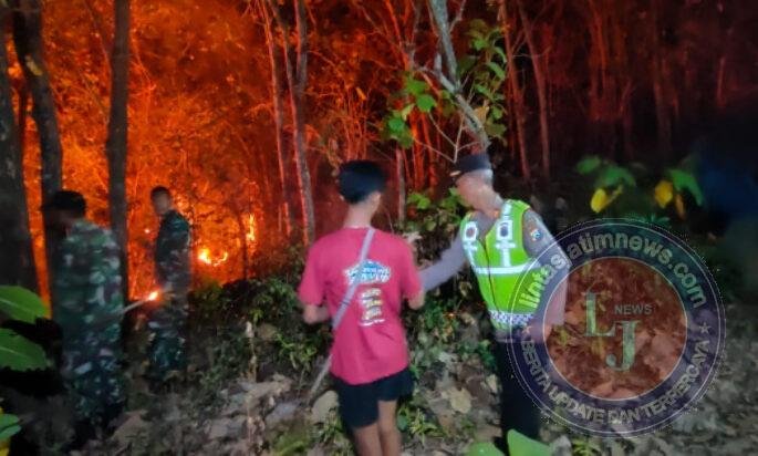 Polres Magetan Tingkatkan Mitigasi Karhutla di Musim Kemarau, Larang Warga Membakar Lahan