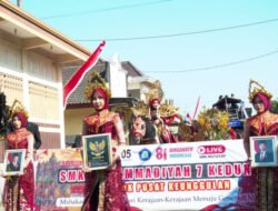 Spektakuler ! SMK Muhammadiyah 7 Kedungpring Sabet Juara 2 Karnaval Tingkat SMA/SMK/MA