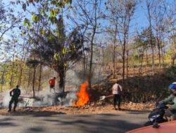Sinergi TNI, Polri dan Unsur Terkait Atasi Kebakaran Hutan di Wilayah Ponorogo