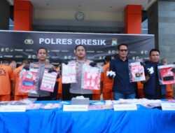 Polres Gresik Ungkap 14 Kasus Narkoba dalam Operasi Tumpas Semeru 2026, 17 Tersangka Diamankan