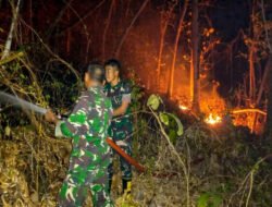 Gerak Cepat Babinsa dan Warga, Kebakaran Lahan Tebu di Wonoasri Berhasil Dipadamkan