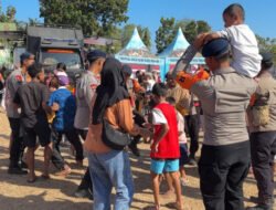 Polri Gelar Senam Trauma Healing untuk Bangkitkan Semangat Pengungsi Pascagempa