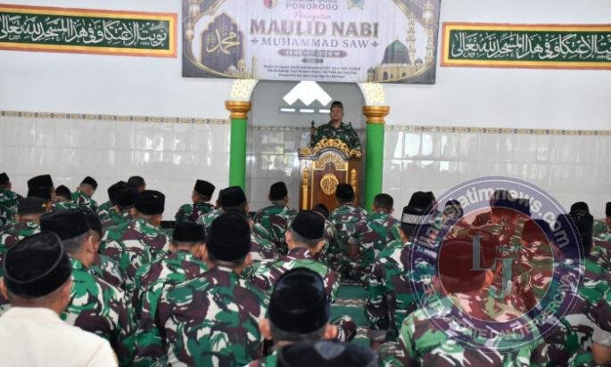 Kodim 0728/Wonogiri Gelar Peringatan Maulid Nabi Muhammad SAW 1448 H