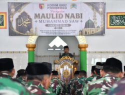 Kodim Ponorogo Gelar Peringatan Maulid Nabi Muhammad SAW 1448 H