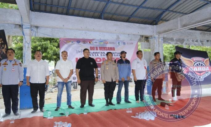 Hadir di Doa Bersama GARDA, Kapolres Kediri Ajak Ojol Perkuat Persatuan Bangsa