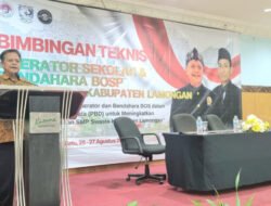 Pesan Kepala Disdik Lamongan dalam Bimtek OPS dan Bendahara BOS SMP Swasta