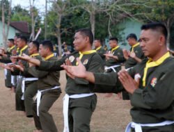 Tingkatkan Kemampuan PSM, Prajurit Kodim 0801/Pacitan Laksanakan Uji Kenaikan Tingkat